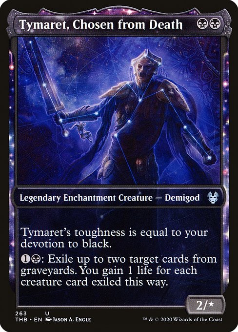 Tymaret, Chosen from Death (263) [Theros Beyond Death] [Showcase]