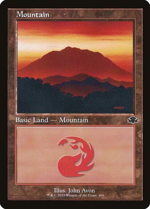 Mountain (409) [Dominaria Remastered]