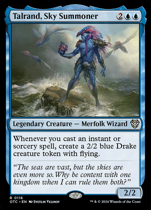 Talrand, Sky Summoner (116) [Outlaws of Thunder Junction Commander]