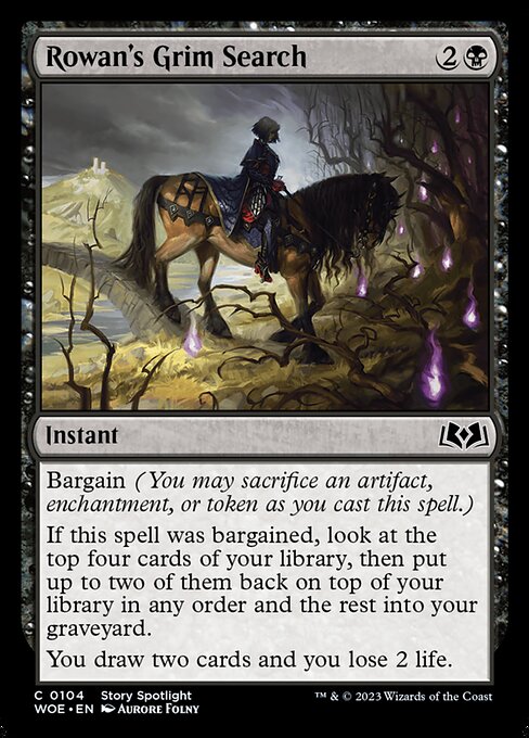 Rowan's Grim Search (104) [Wilds of Eldraine]