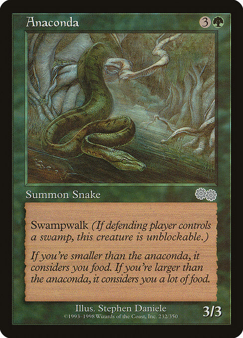 Anaconda (232) [Urza's Saga]