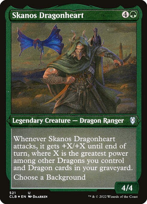 Skanos Dragonheart (521) [Commander Legends: Battle for Baldur's Gate]
