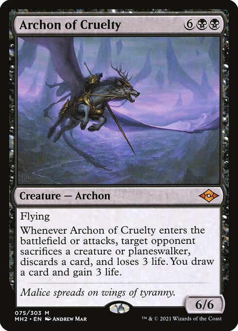 Archon of Cruelty (75) [Modern Horizons 2]