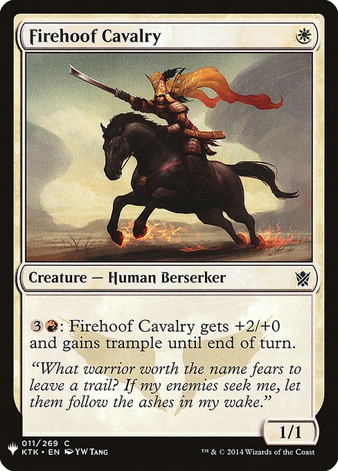 Firehoof Cavalry (KTK-11) [The List]