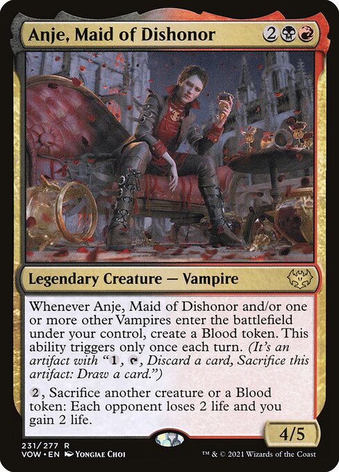 Anje, Maid of Dishonor (231) [Innistrad: Crimson Vow]