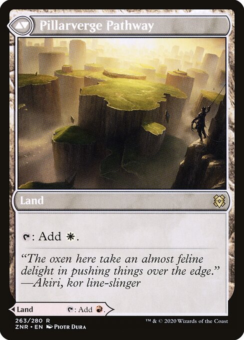 Needleverge Pathway // Pillarverge Pathway (ZNR-263) [The List] Reverse