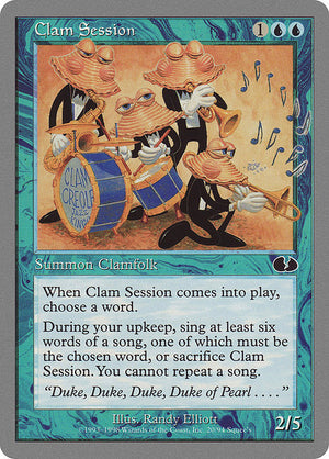 Clam Session (20) [Unglued]