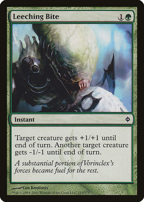 Leeching Bite (113) [New Phyrexia]