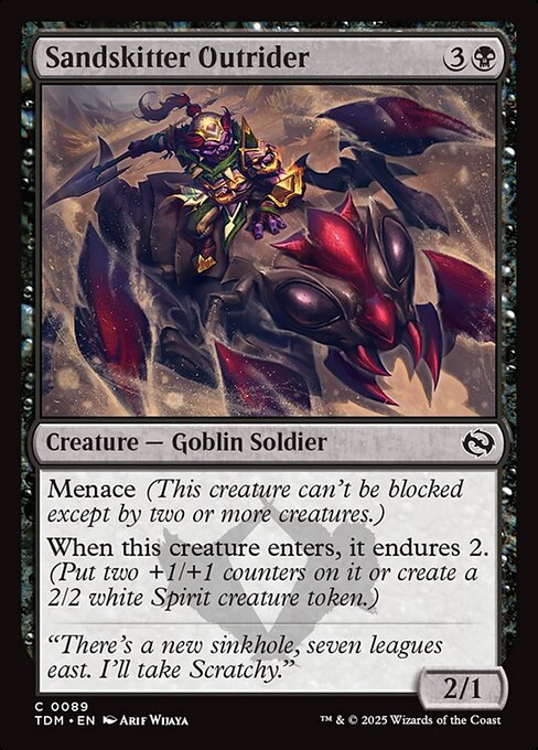 Sandskitter Outrider (89) [Tarkir: Dragonstorm]