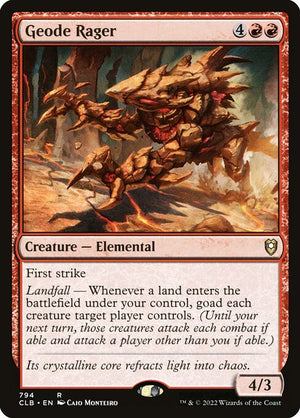 Geode Rager (794) [Commander Legends: Battle for Baldur's Gate]