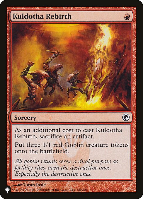 Kuldotha Rebirth (SOM-96) [The List]