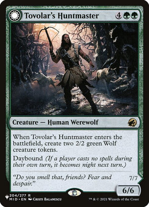 Tovolar's Huntmaster // Tovolar's Packleader (MID-204) [The List]