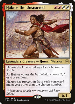 Haktos the Unscarred (218p) [Theros Beyond Death Promos]