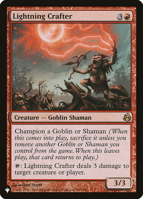 Lightning Crafter (MOR-93) [The List]