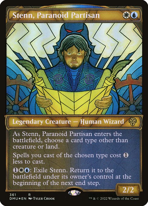 Stenn, Paranoid Partisan (361) [Dominaria United] [Showcase]