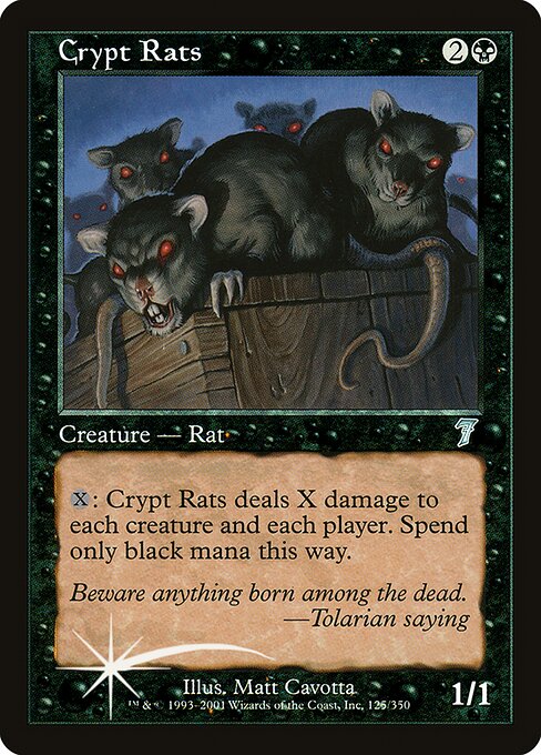 Crypt Rats (125★) [Seventh Edition]