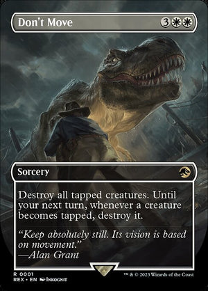 Don't Move (1) [Jurassic World Collection] [Borderless]