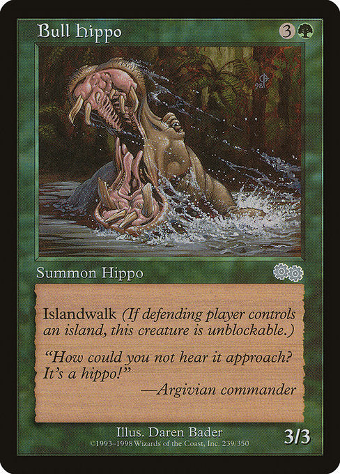 Bull Hippo (239) [Urza's Saga]