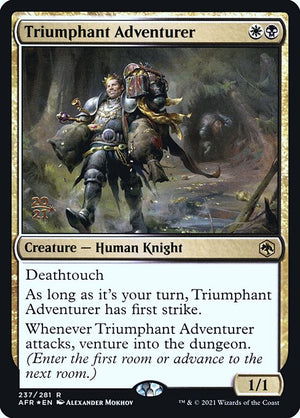 Triumphant Adventurer (237s) [Adventures in the Forgotten Realms Promos]