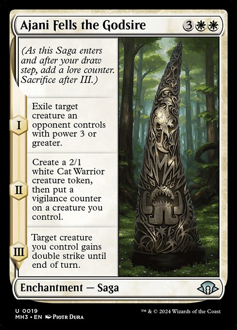 Ajani Fells the Godsire (19) [Modern Horizons 3]