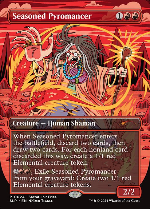 Seasoned Pyromancer (24) [Secret Lair Showdown]