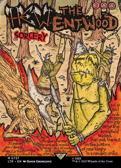 Hew the Entwood (737) [The Lord of the Rings: Tales of Middle-earth] [Borderless]