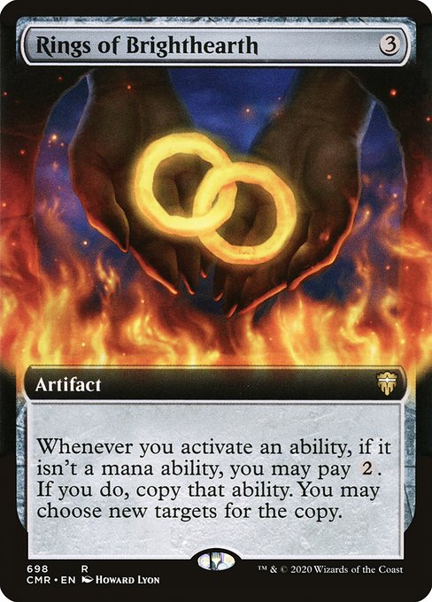 Rings of Brighthearth (698) [Commander Legends] [Extended Art]