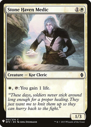 Stone Haven Medic (BFZ-51) [The List]