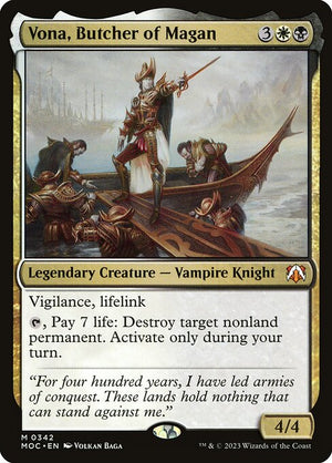 Vona, Butcher of Magan (342) [March of the Machine Commander]