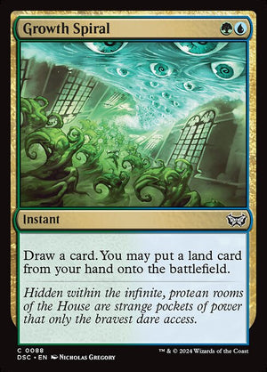 Growth Spiral (88) [Duskmourn: House of Horror Commander]