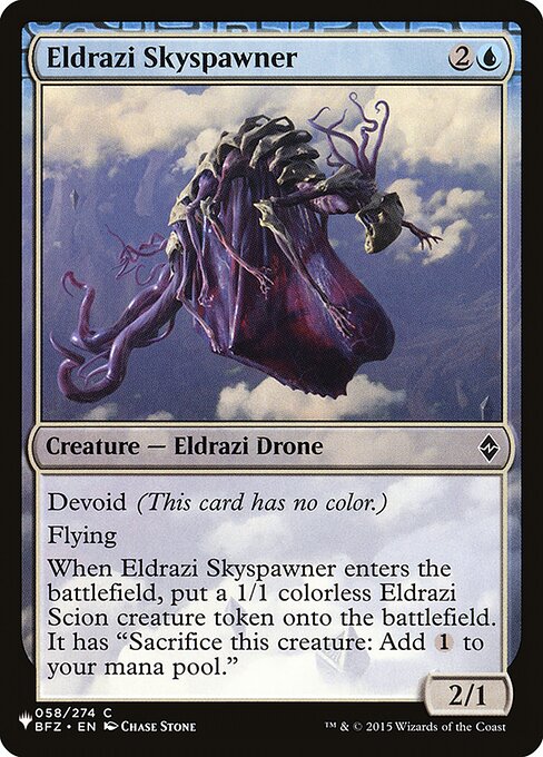 Eldrazi Skyspawner (BFZ-58) [The List]