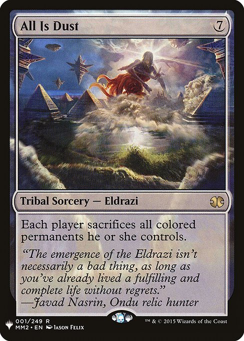 All Is Dust (MM2-1) [The List]