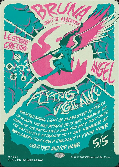 Bruna, Light of Alabaster (1221) [Secret Lair Drop] [Borderless]