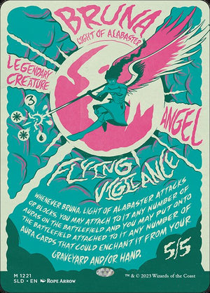 Bruna, Light of Alabaster (1221) [Secret Lair Drop] [Borderless]