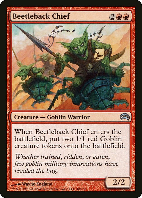Beetleback Chief (40) [Planechase 2012]