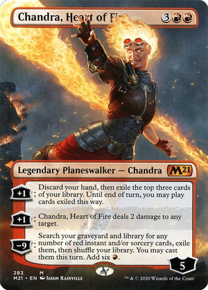 Chandra, Heart of Fire (283) [Core Set 2021] [Borderless]