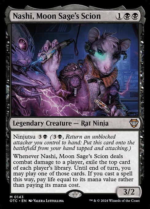 Nashi, Moon Sage's Scion (143) [Outlaws of Thunder Junction Commander]