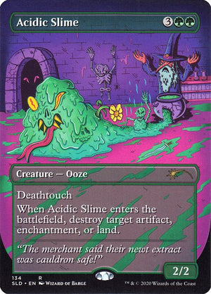 Acidic Slime (134) [Secret Lair Drop] [Borderless]