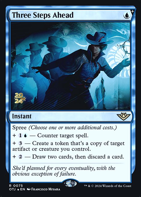 Three Steps Ahead (75s) [Outlaws of Thunder Junction Promos]