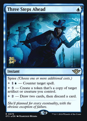 Three Steps Ahead (75s) [Outlaws of Thunder Junction Promos]