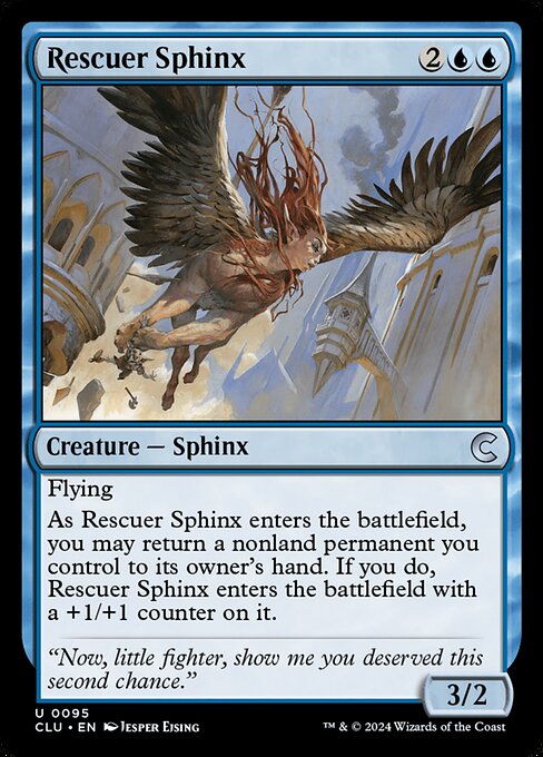 Rescuer Sphinx (95) [Ravnica: Clue Edition]