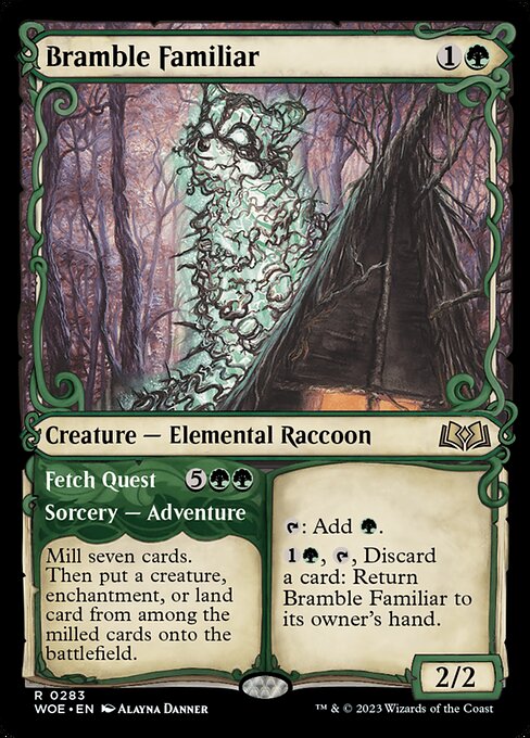 Bramble Familiar // Fetch Quest (283) [Wilds of Eldraine] [Showcase]