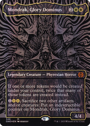Mondrak, Glory Dominus (346) [Phyrexia: All Will Be One] [Borderless]