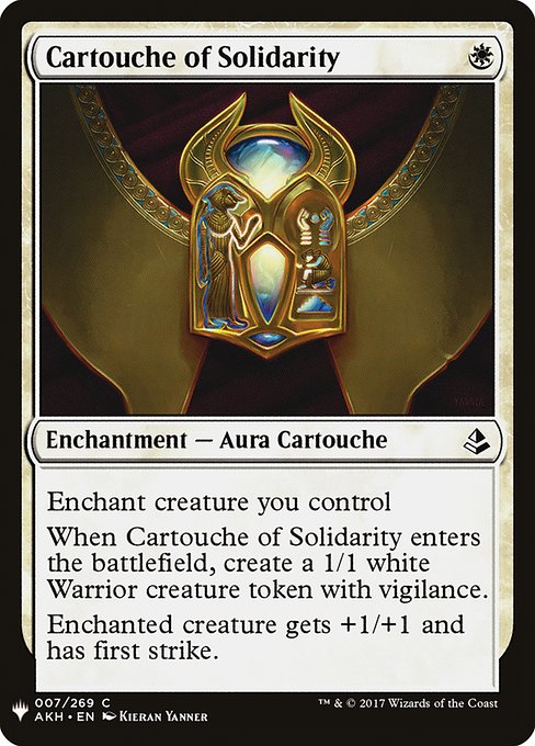 Cartouche of Solidarity (AKH-7) [The List]