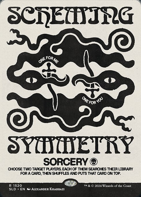 Scheming Symmetry (1520) [Secret Lair Drop] [Borderless]