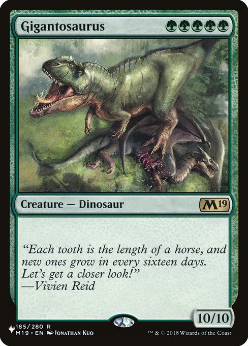 Gigantosaurus (M19-185) [The List]