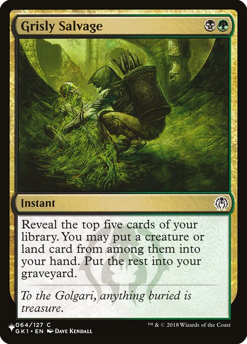 Grisly Salvage (GK1-64) [The List]