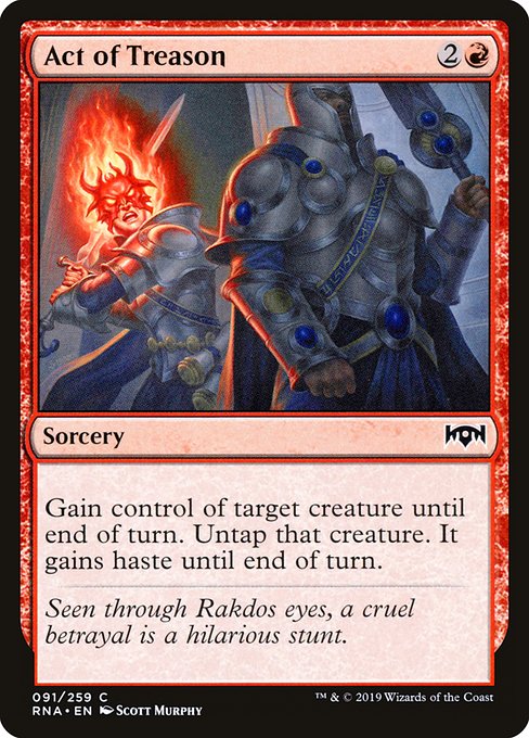 Act of Treason (91) [Ravnica Allegiance]