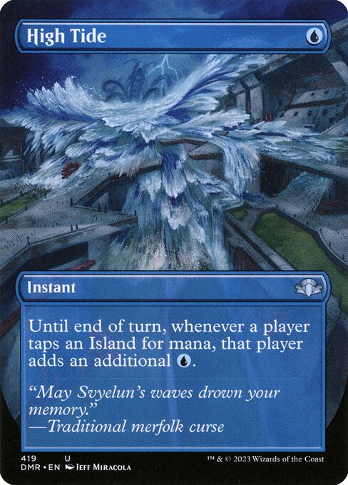 High Tide (419) [Dominaria Remastered] [Borderless]