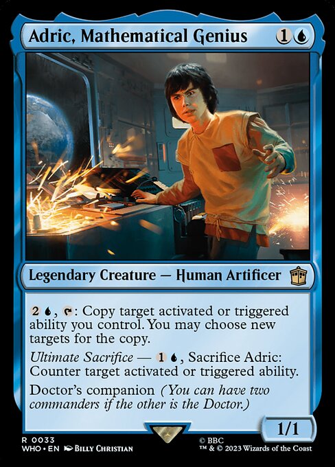 Adric, Mathematical Genius (33) [Doctor Who]